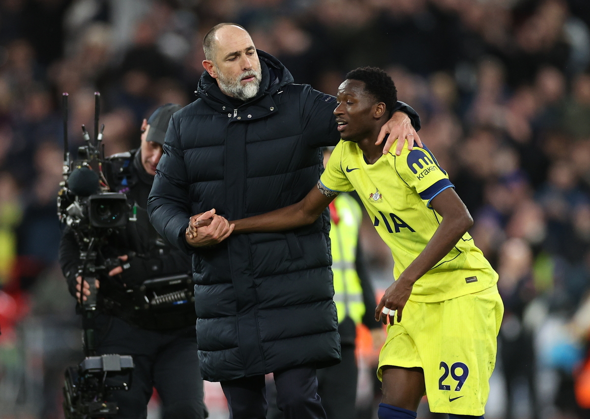 히샬리송의 극적 동점골로 토트넘, 리버풀과 1-1 무승부