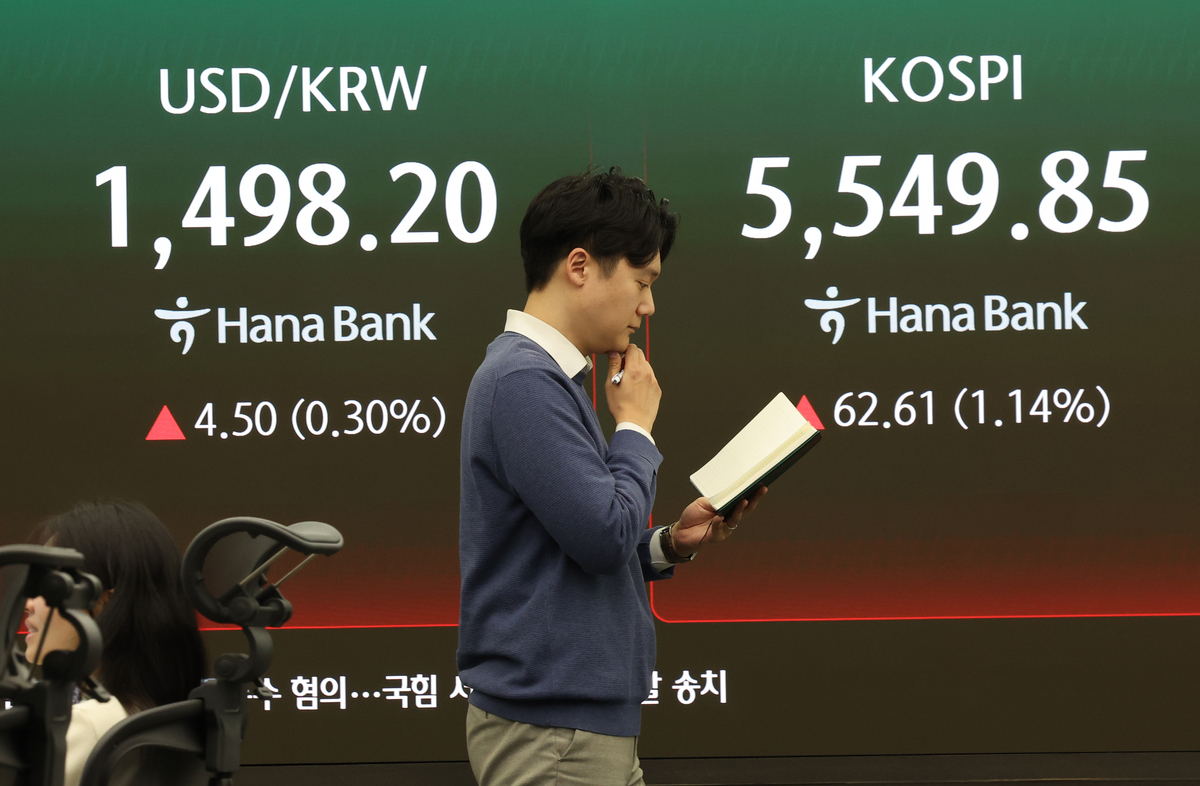 환율 1500원 육박, 글로벌 금융위기 수준